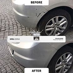 Before and after touch up repair 5